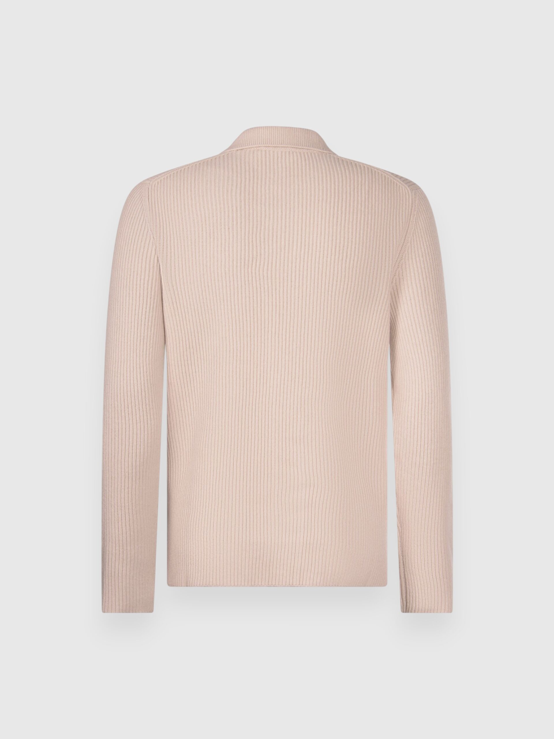 Camicia in maglia a coste misto Cashmere Gran Sasso - immagine 2