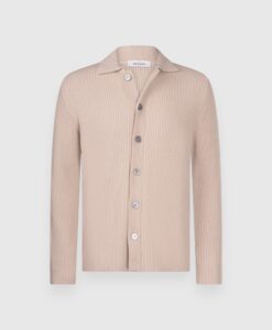 Camicia in maglia a coste misto Cashmere Gran Sasso