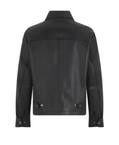 Alternative view of Giubbotto Loose Fit in Pelle Nappa P.Pecora ZO11/T200