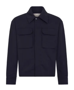 Giubbotto Loose Fit in Gabardina Misto Cotone P.Pecora O021/5183
