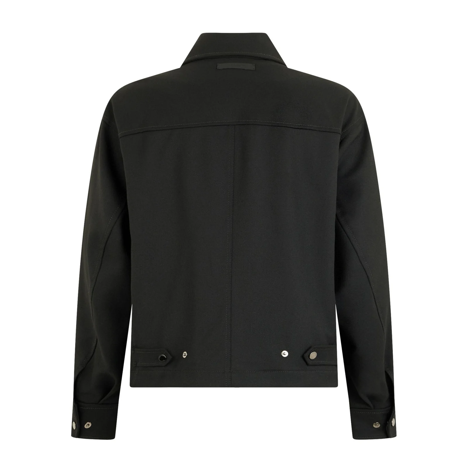 Giubbotto Loose Fit in Tecnolana Nero P.Pecora O051/3089 - immagine 2