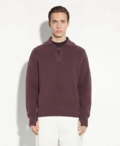 Maglia a Polo Over Fit in Lana Merino P.Pecora A031/F009 - immagine 3