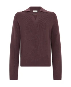 Maglia a Polo Over Fit in Lana Merino P.Pecora A031/F009